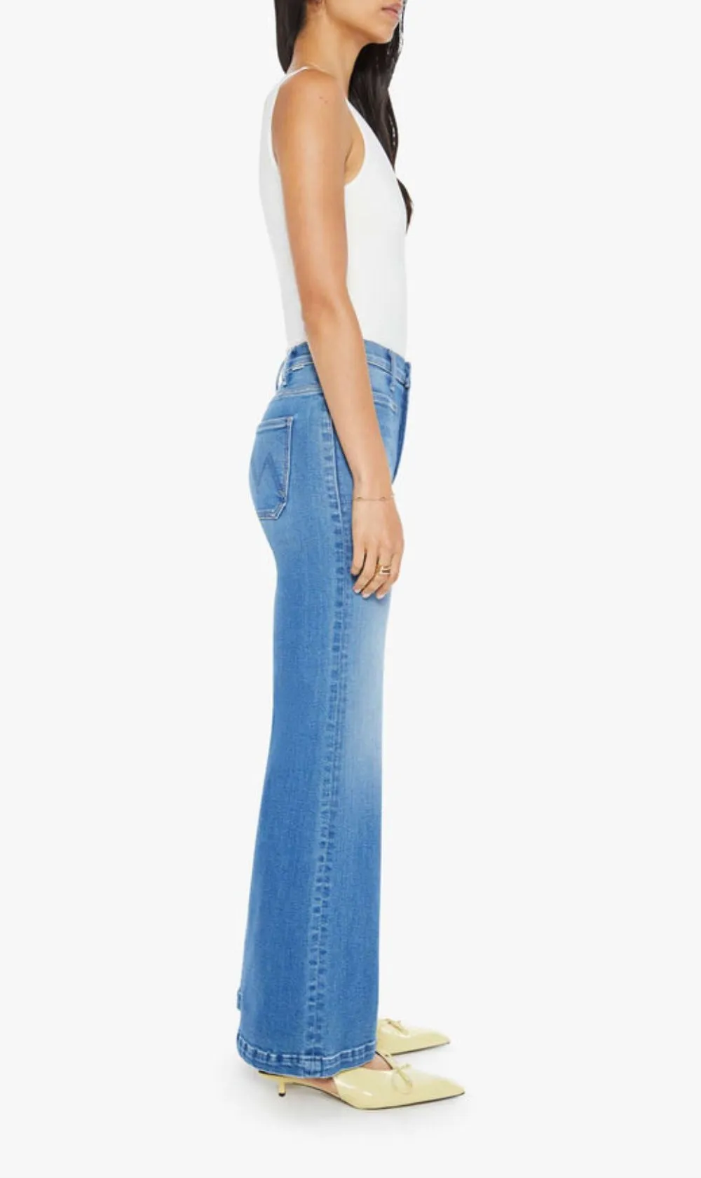Mother Denim | The Hustler Roller Patch Pocket Sneak - Piece By Piece