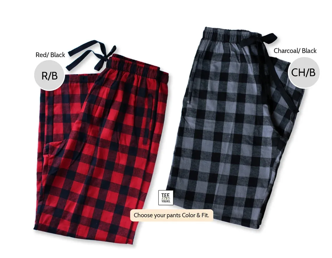 Mr. & Mrs. Couple Matching Pajama Pants | Hubby Wife Anniversary Gift | Wedding Custom Gift | Hers His Pajama | Valentines day gift for Him