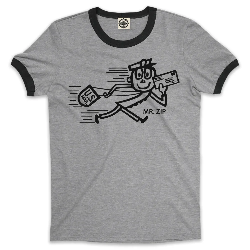 Mr. ZIP (Zippy) Men's Ringer Tee