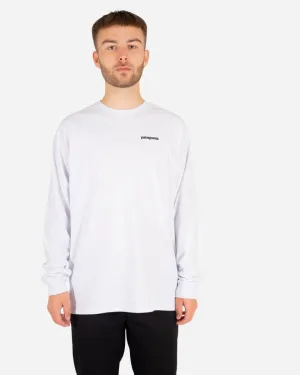 M's Logo L/S P-6 Responsibili Tee - White