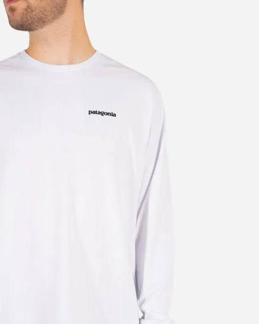 M's Logo L/S P-6 Responsibili Tee - White