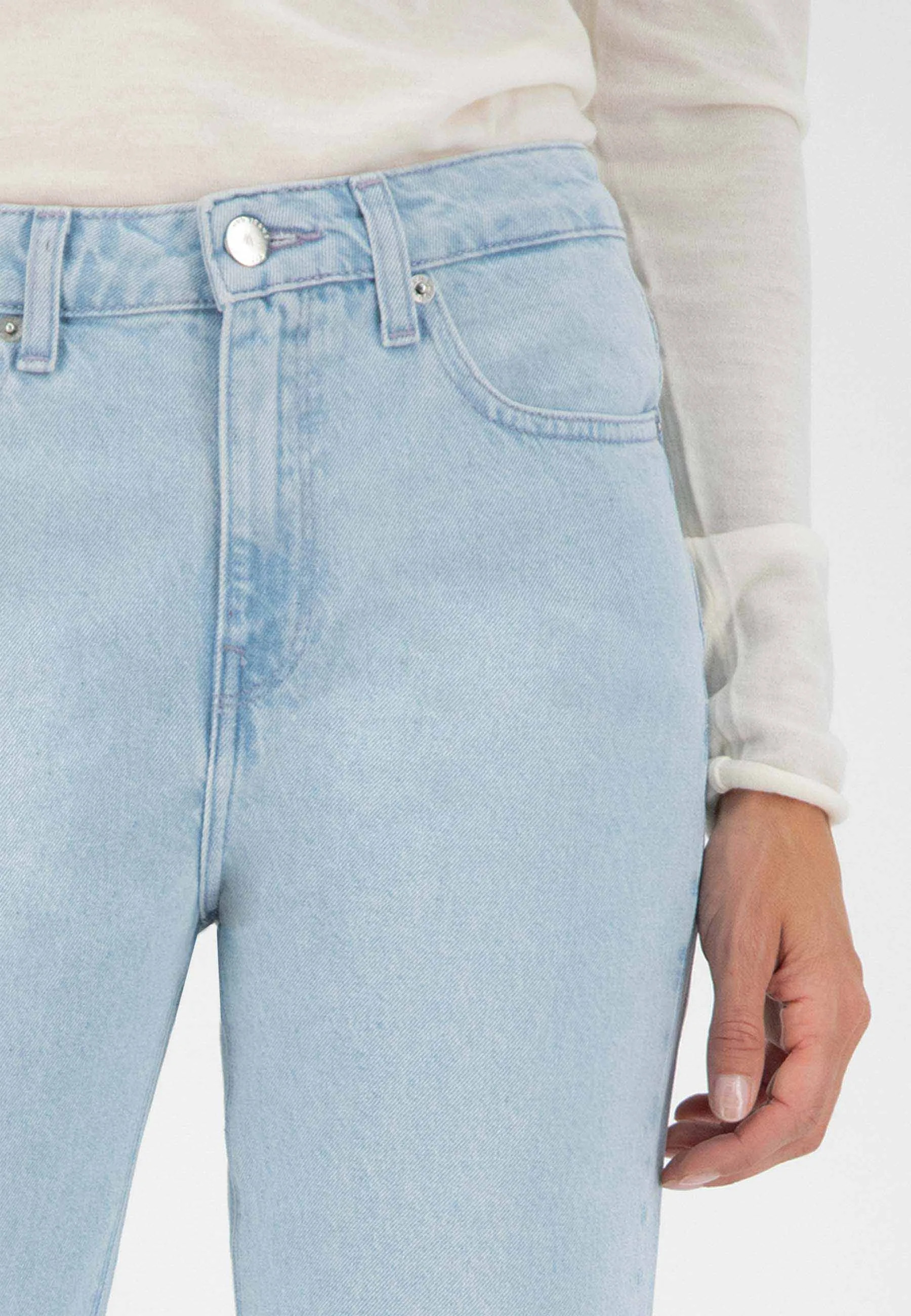 MUD JEANS Cropped Mimi sun stone