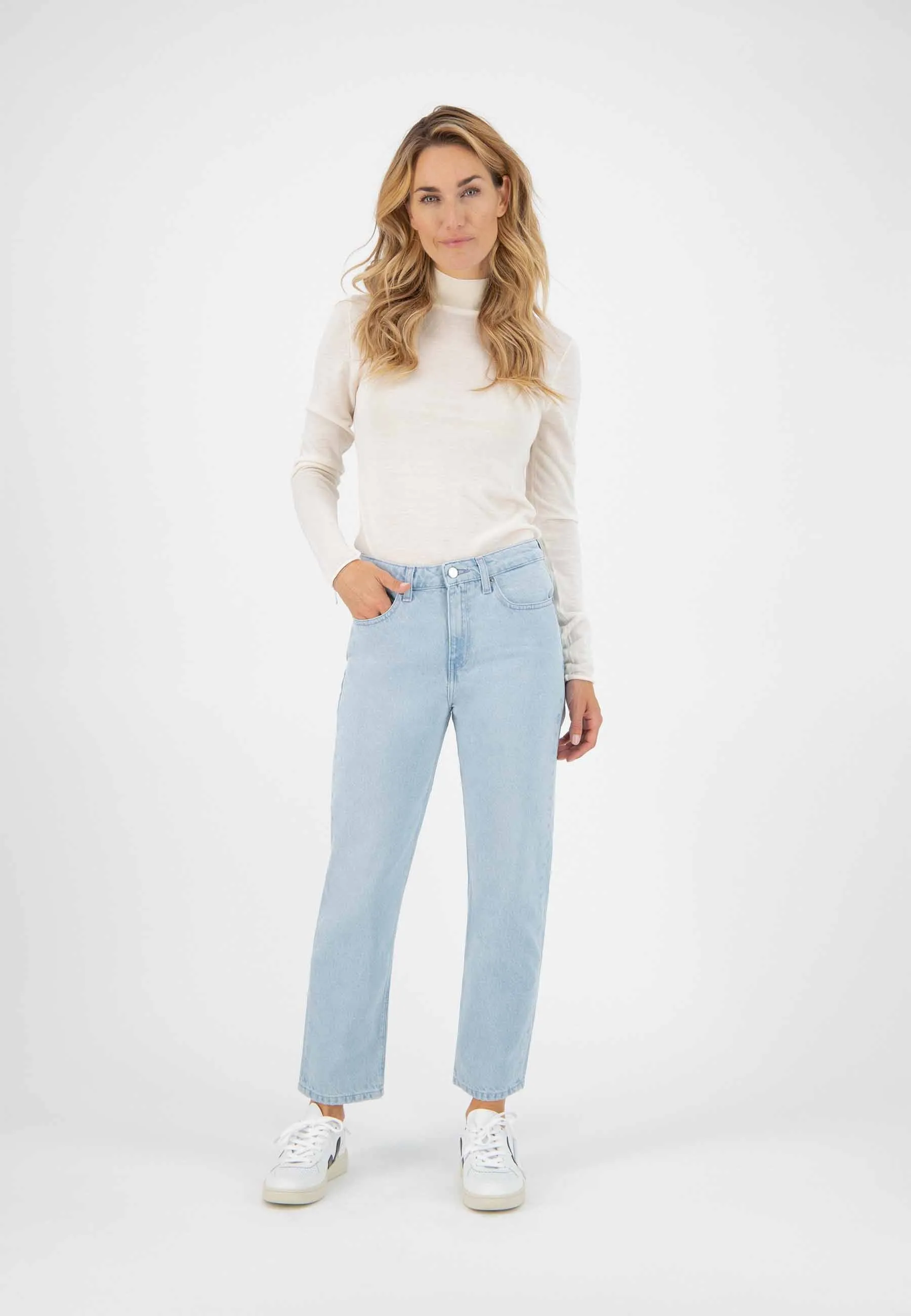 MUD JEANS Cropped Mimi sun stone