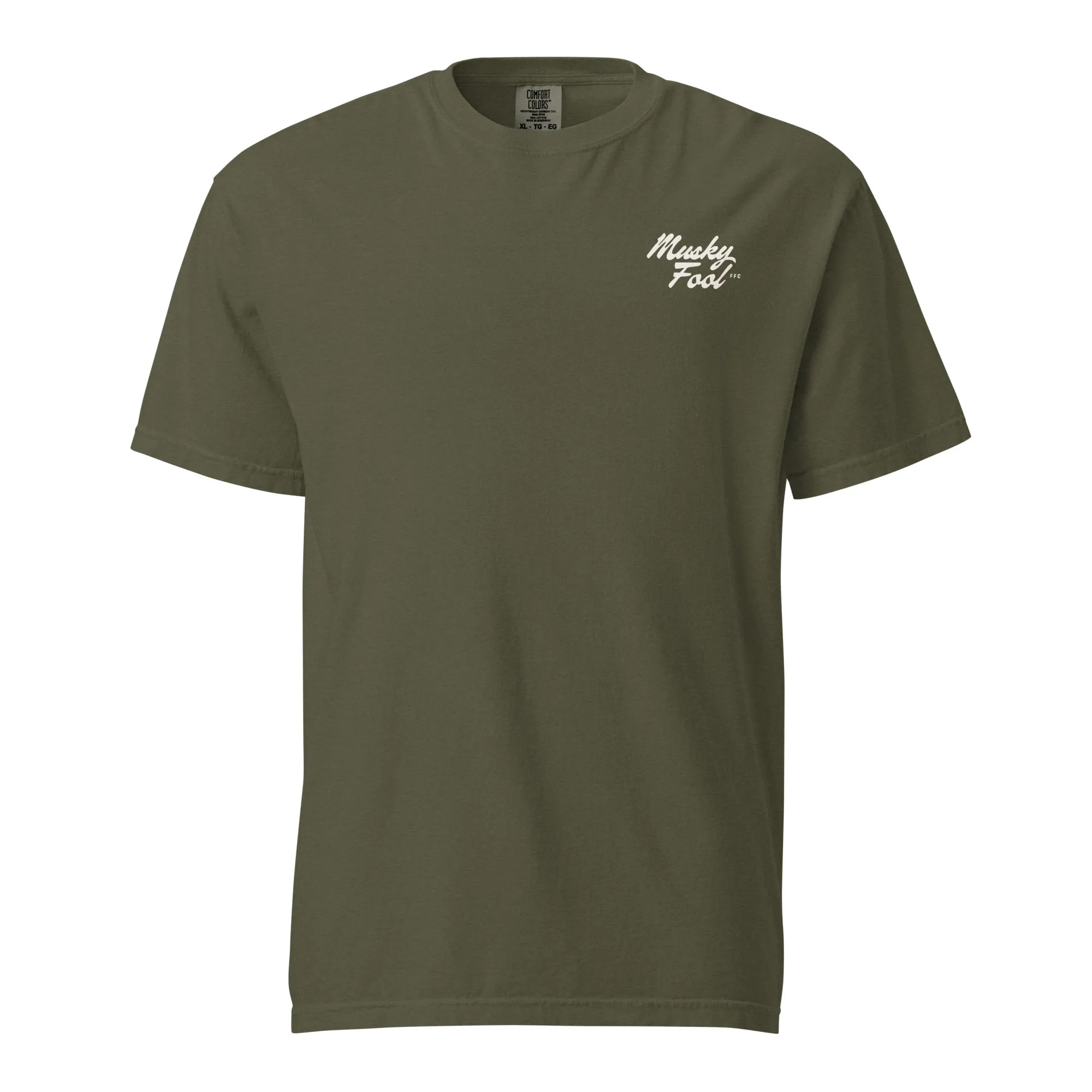 Musky Fool™ Dinner Belle White Logo T-Shirt