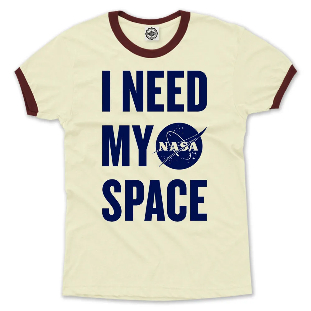 NASA I Need My Space Men's Ringer Tee