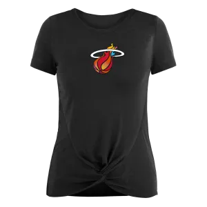 New Era Miami HEAT Mashup Logo Women's Black Tee
