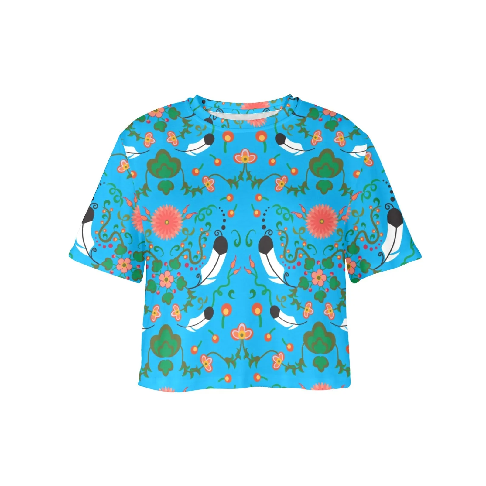 New Growth Bright Sky Women's Cropped T-shirt
