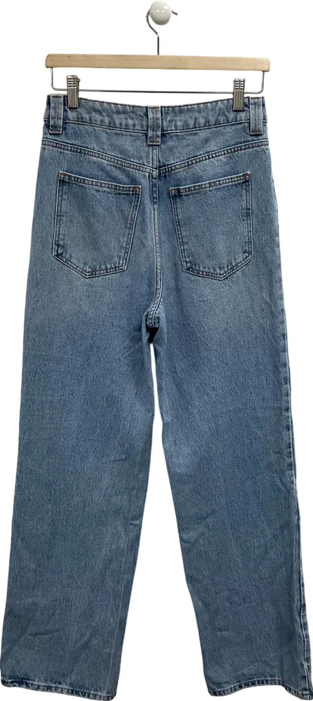 New Look Blue Adalae Wide Leg Jeans UK 8