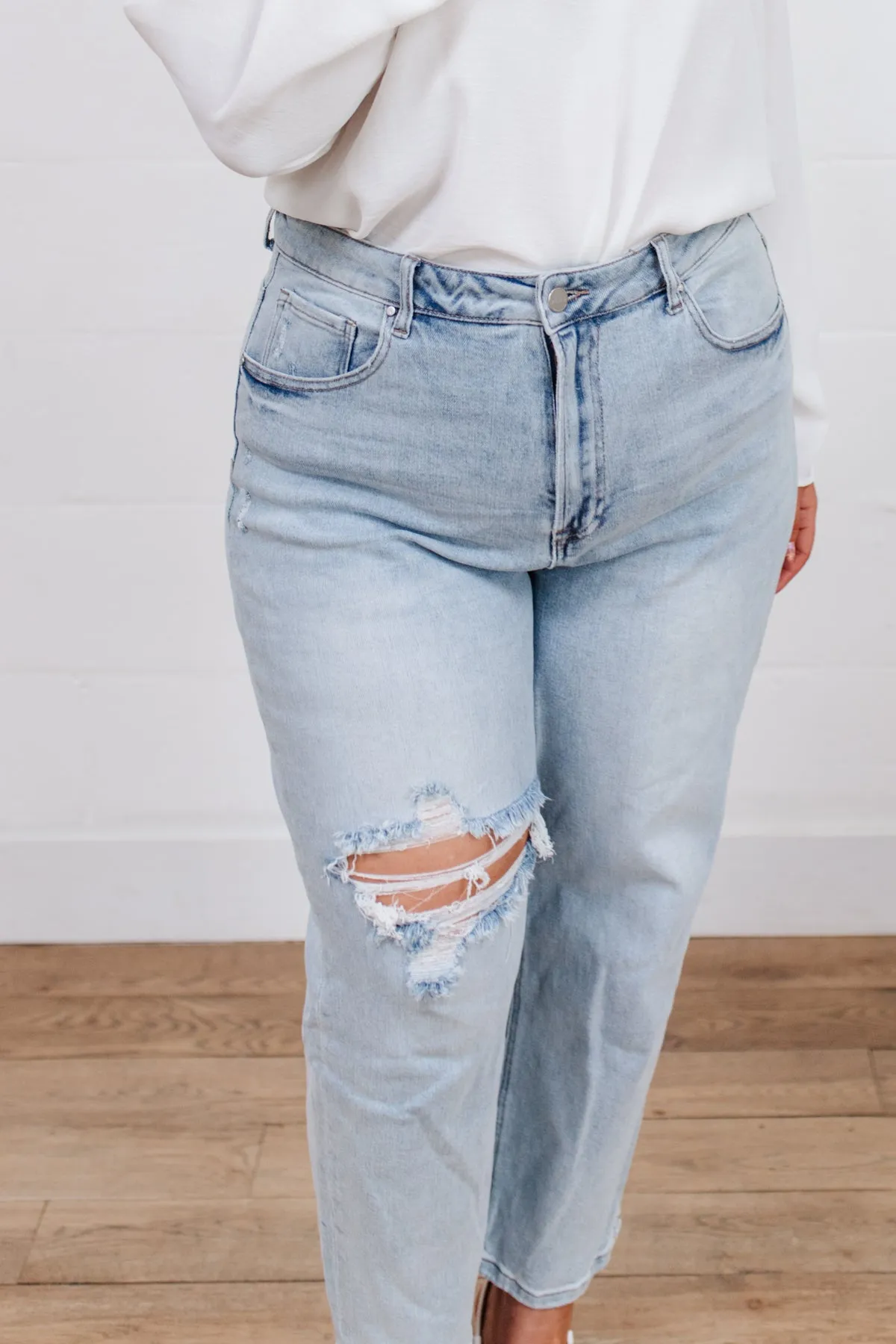 New Me Distressed Jeans (3XL)