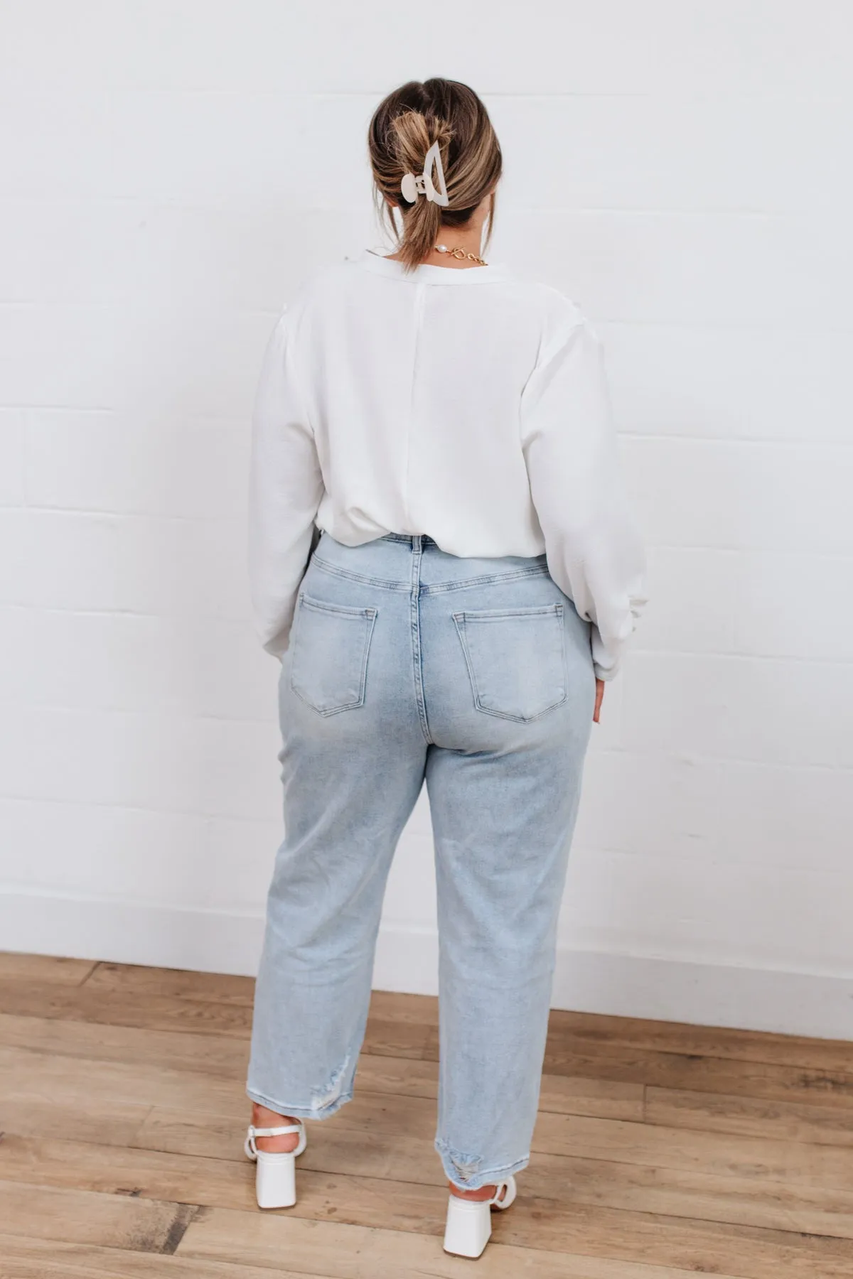 New Me Distressed Jeans (3XL)
