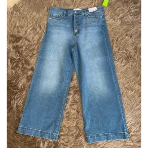 New Sam Edelman Meadow Codie High Rise Wide Leg Ankle Jean size 32/14