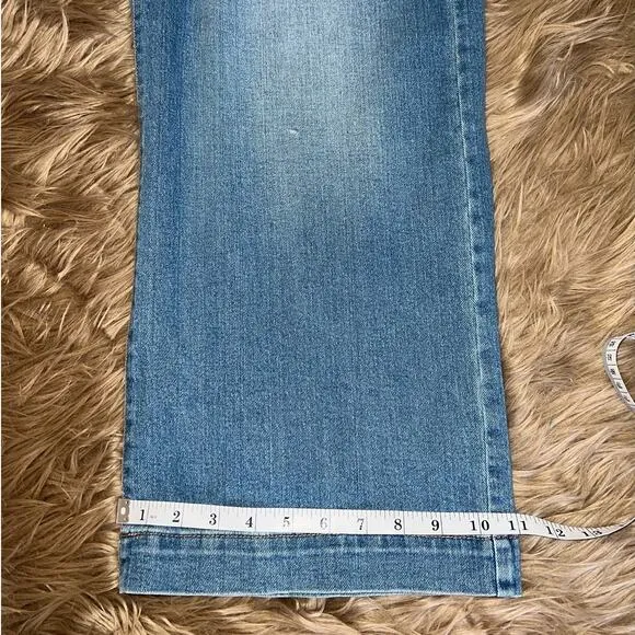 New Sam Edelman Meadow Codie High Rise Wide Leg Ankle Jean size 32/14