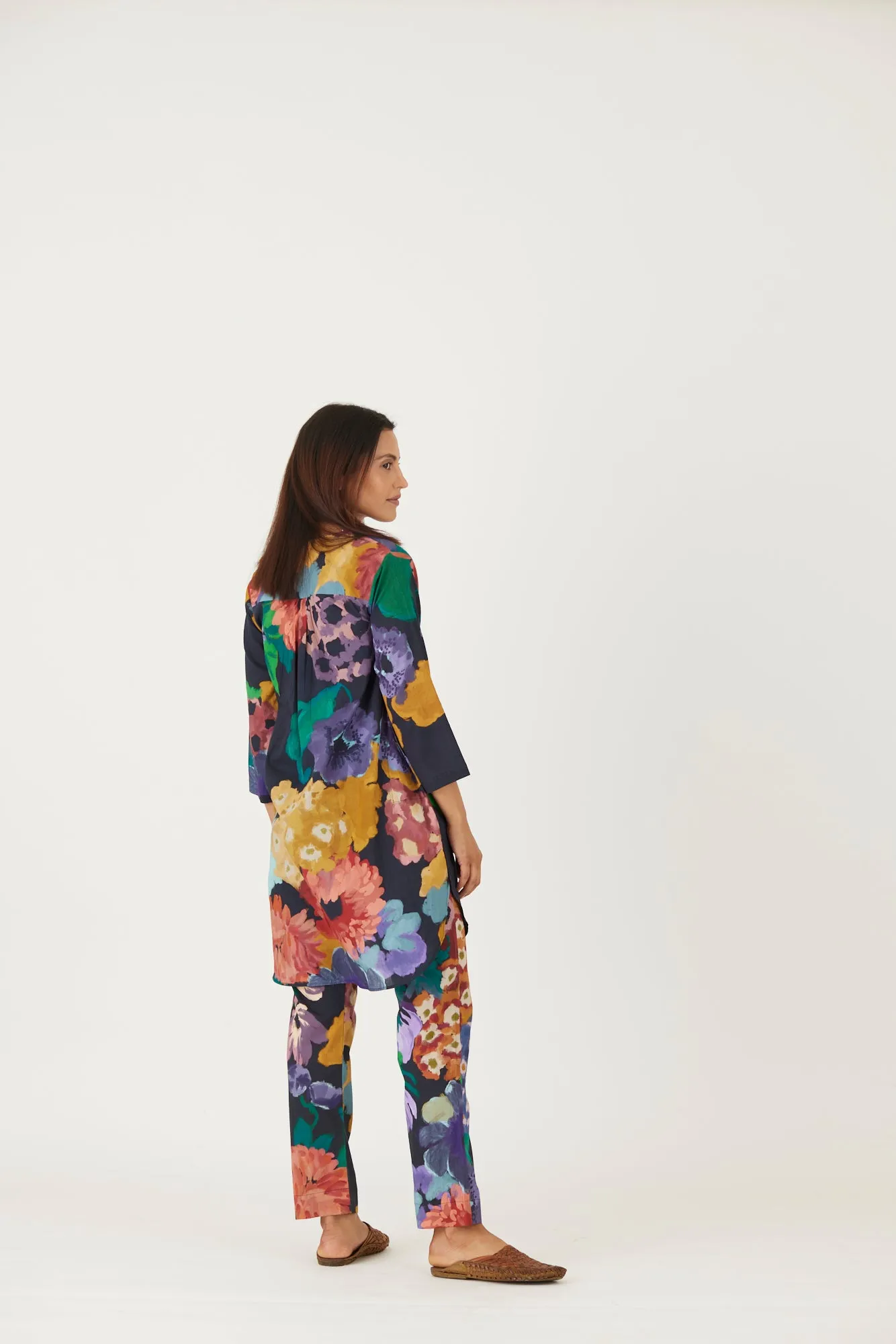 New Season Fall 24/Summer 25-Coord Set-Cotton-Farah Black-YAMLS02-Fashion Edit Yam