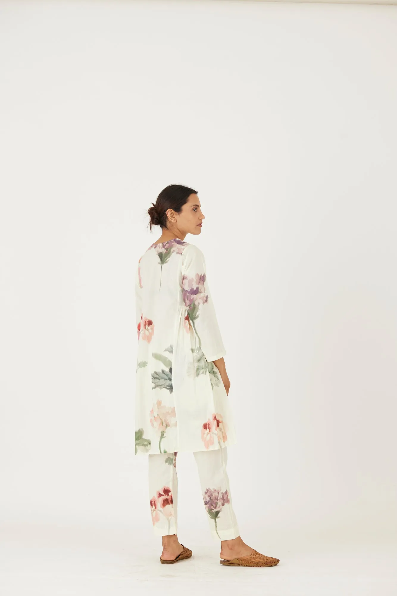 New Season Fall 24/Summer 25-Coord Set-Cotton-Juliet White-YAMLS38-Fashion Edit Yam
