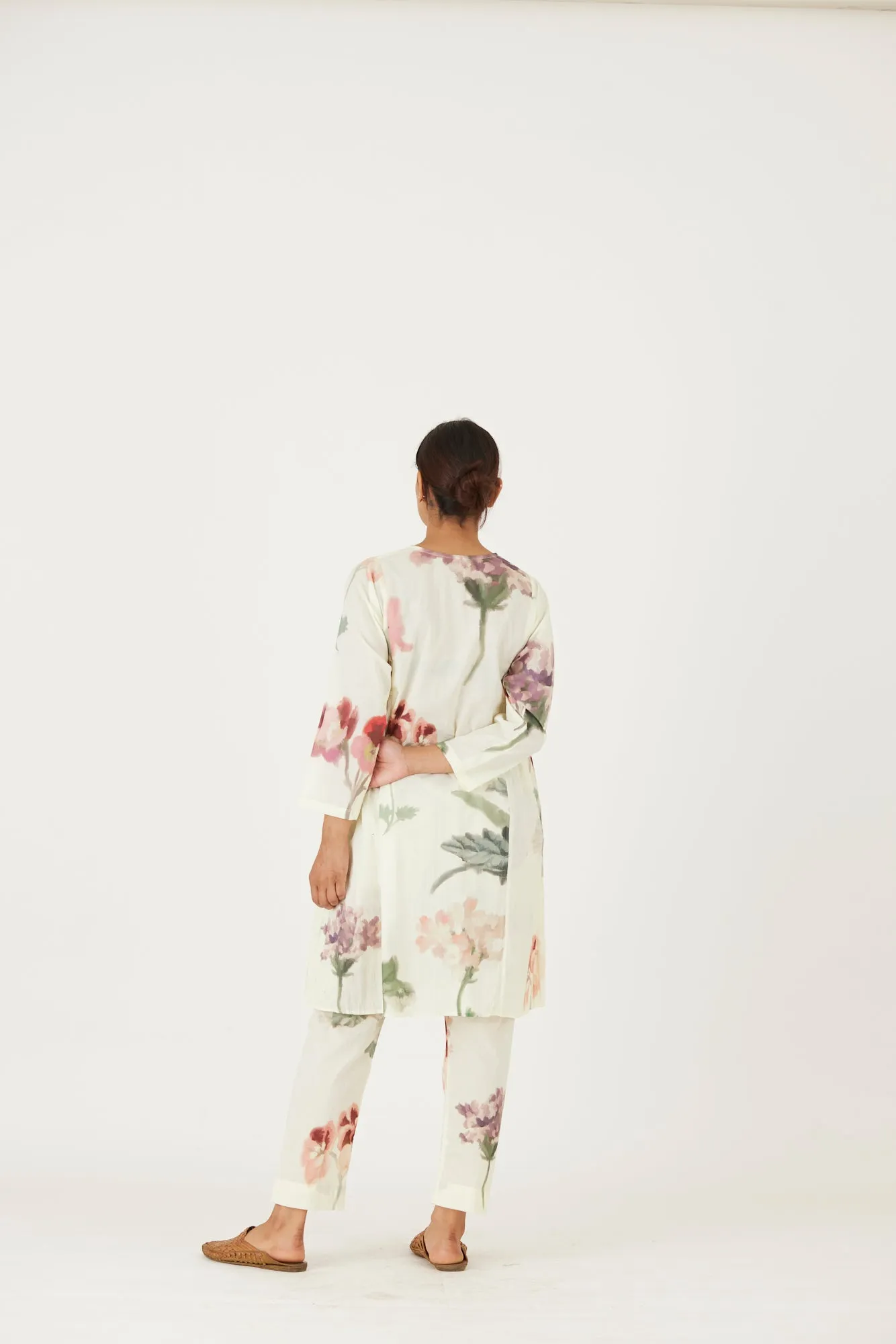 New Season Fall 24/Summer 25-Coord Set-Cotton-Juliet White-YAMLS38-Fashion Edit Yam