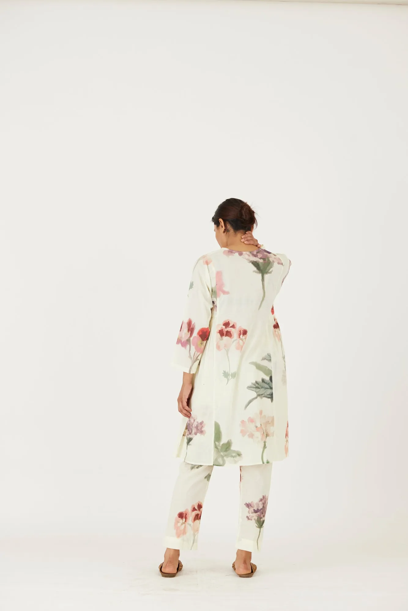 New Season Fall 24/Summer 25-Coord Set-Cotton-Juliet White-YAMLS38-Fashion Edit Yam