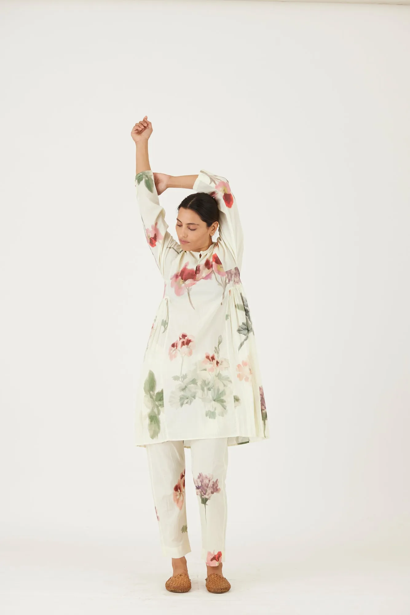New Season Fall 24/Summer 25-Coord Set-Cotton-Juliet White-YAMLS38-Fashion Edit Yam