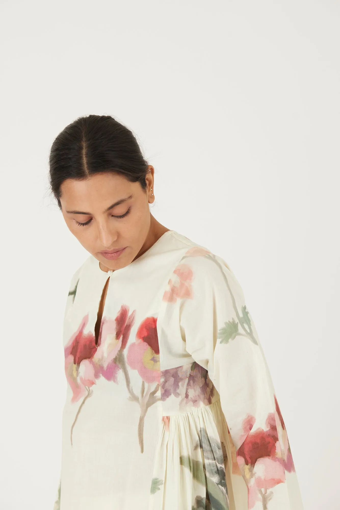 New Season Fall 24/Summer 25-Coord Set-Cotton-Juliet White-YAMLS38-Fashion Edit Yam