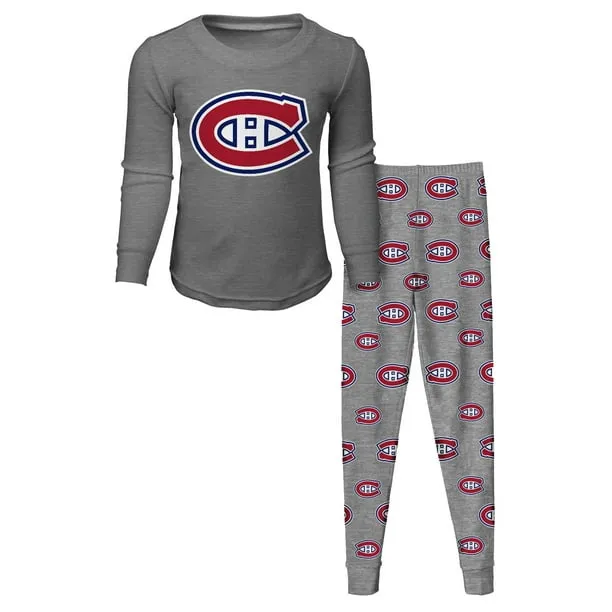 NHL Kid's Long Sleeve T-Shirt & Pant Sleep Set