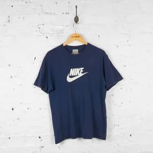 Nike T Shirt - Blue - M