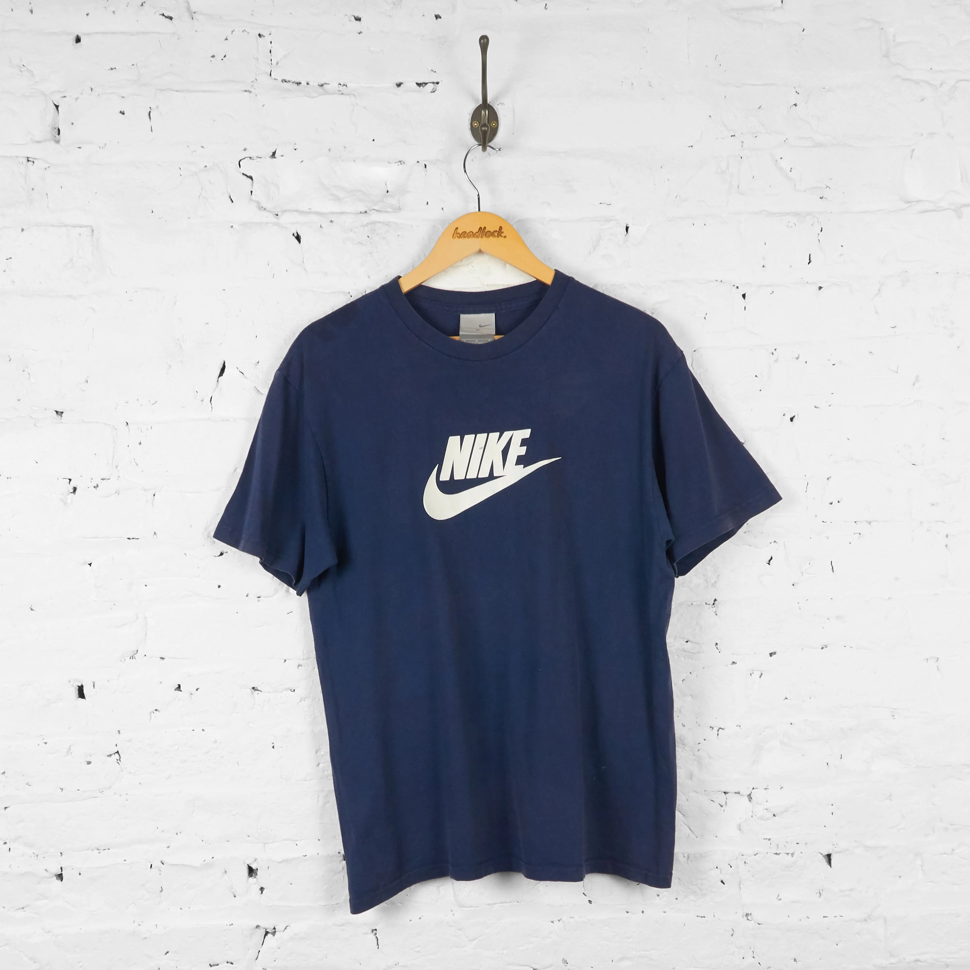 Nike T Shirt - Blue - M