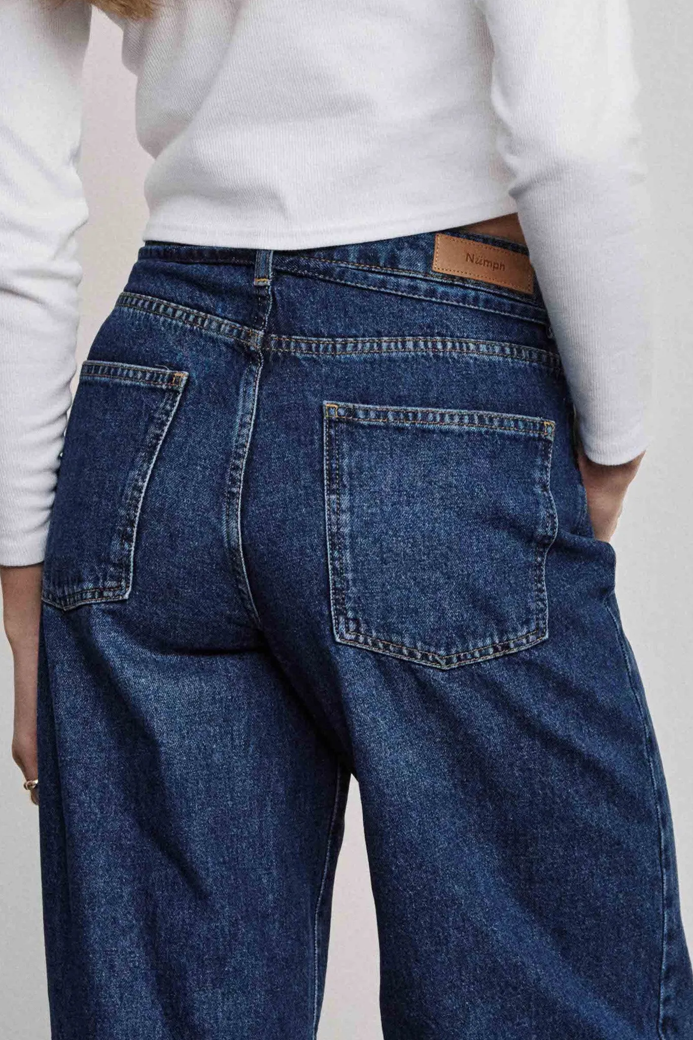 NUBROOKLYN JEANS - DARK BLUE - Dark Blue Denim