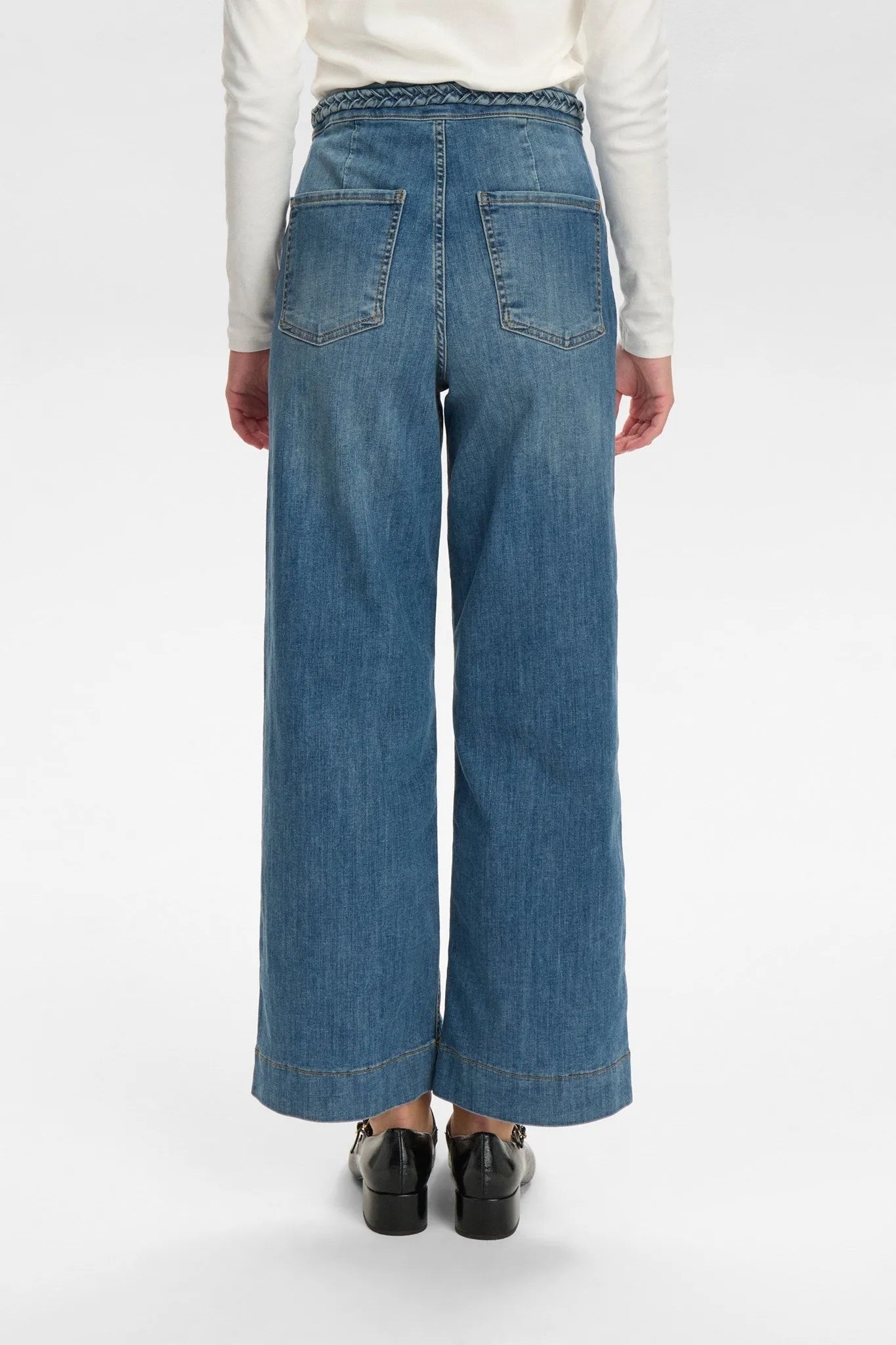 NUPARIS CROPPED JEANS  - Light Denim Blue 2