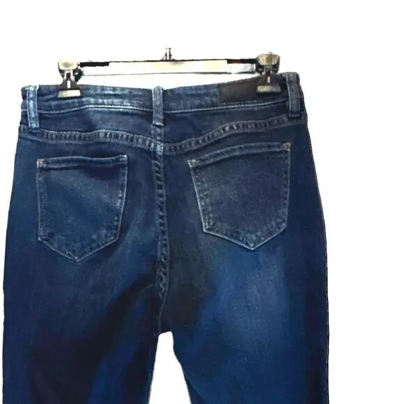 NWOT. Rock &amp; Roll Denim. Women’s HighRise Straight Cropped Jeans. Size 28.