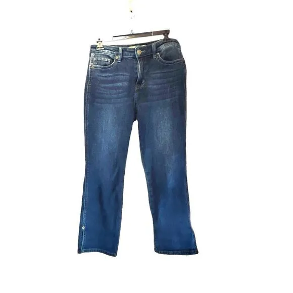 NWOT. Rock &amp; Roll Denim. Women’s HighRise Straight Cropped Jeans. Size 28.