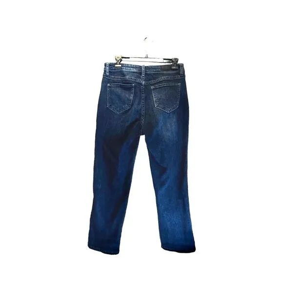 NWOT. Rock &amp; Roll Denim. Women’s HighRise Straight Cropped Jeans. Size 28.
