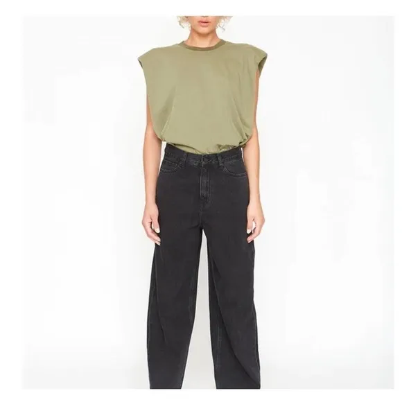 NWT Free People x Sandrine Rose - Brand NWT Wide Curve Jeans $198 MSRP!