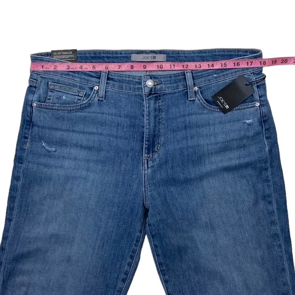 NWT Joe’s Jeans Lara Mid Rise Straight Leg Ankle 33
