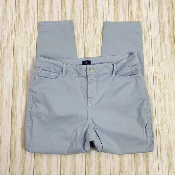 NYDJ Powder Blue Denim Ankle Jeans