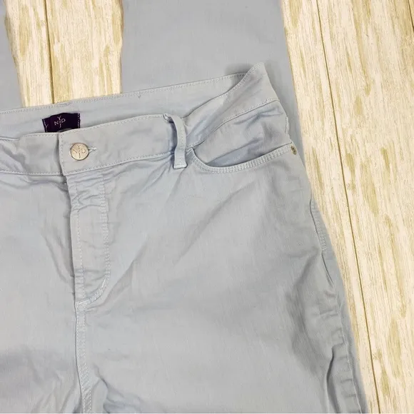 NYDJ Powder Blue Denim Ankle Jeans