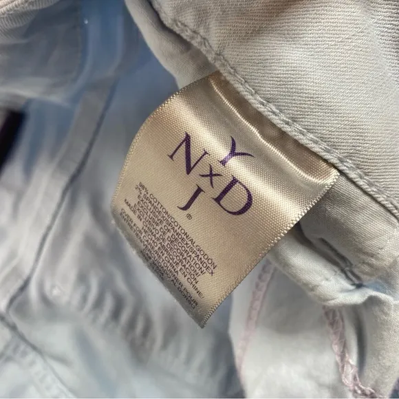 NYDJ Powder Blue Denim Ankle Jeans