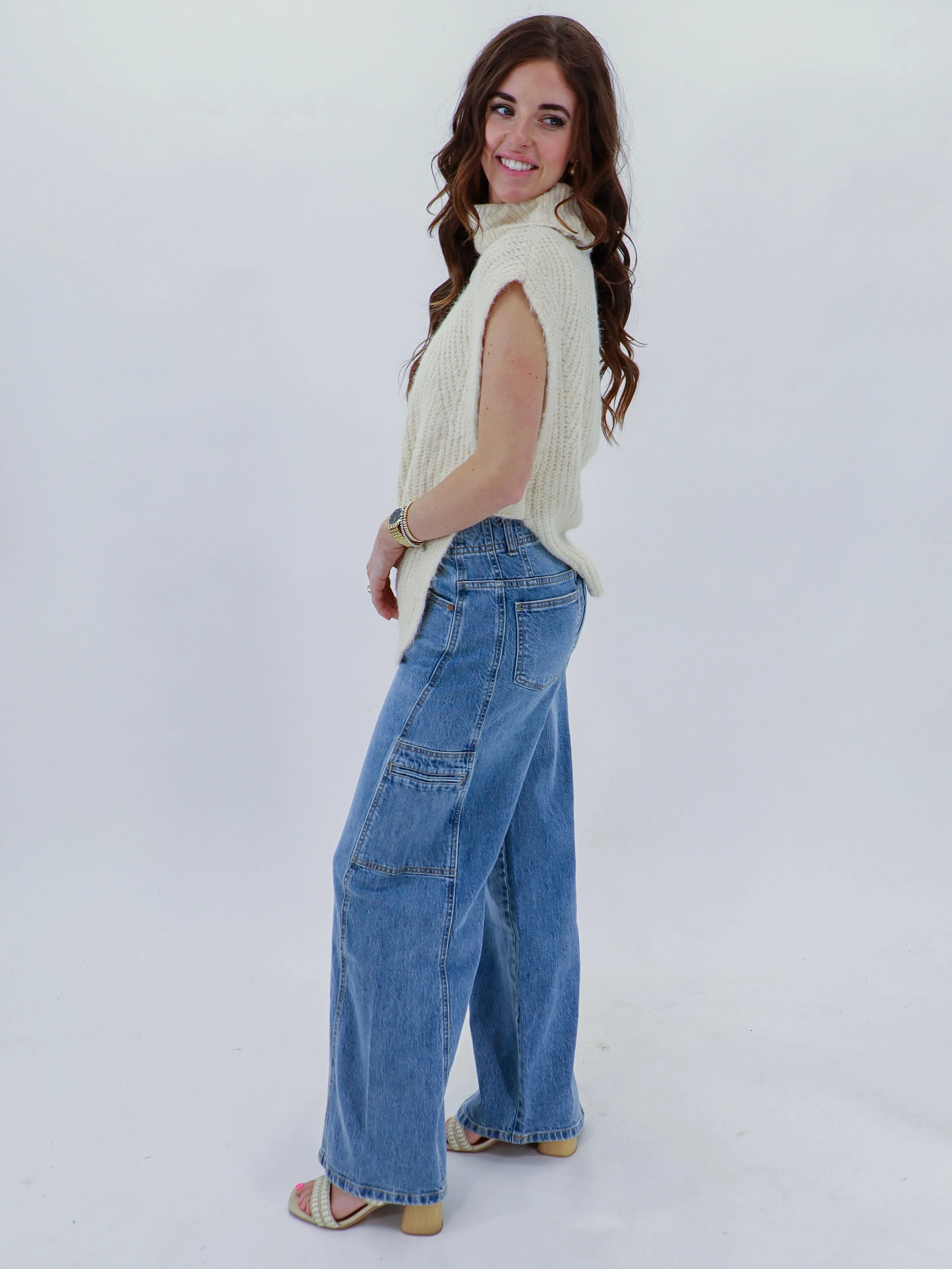 Ocean Cargo Wide Leg Jean