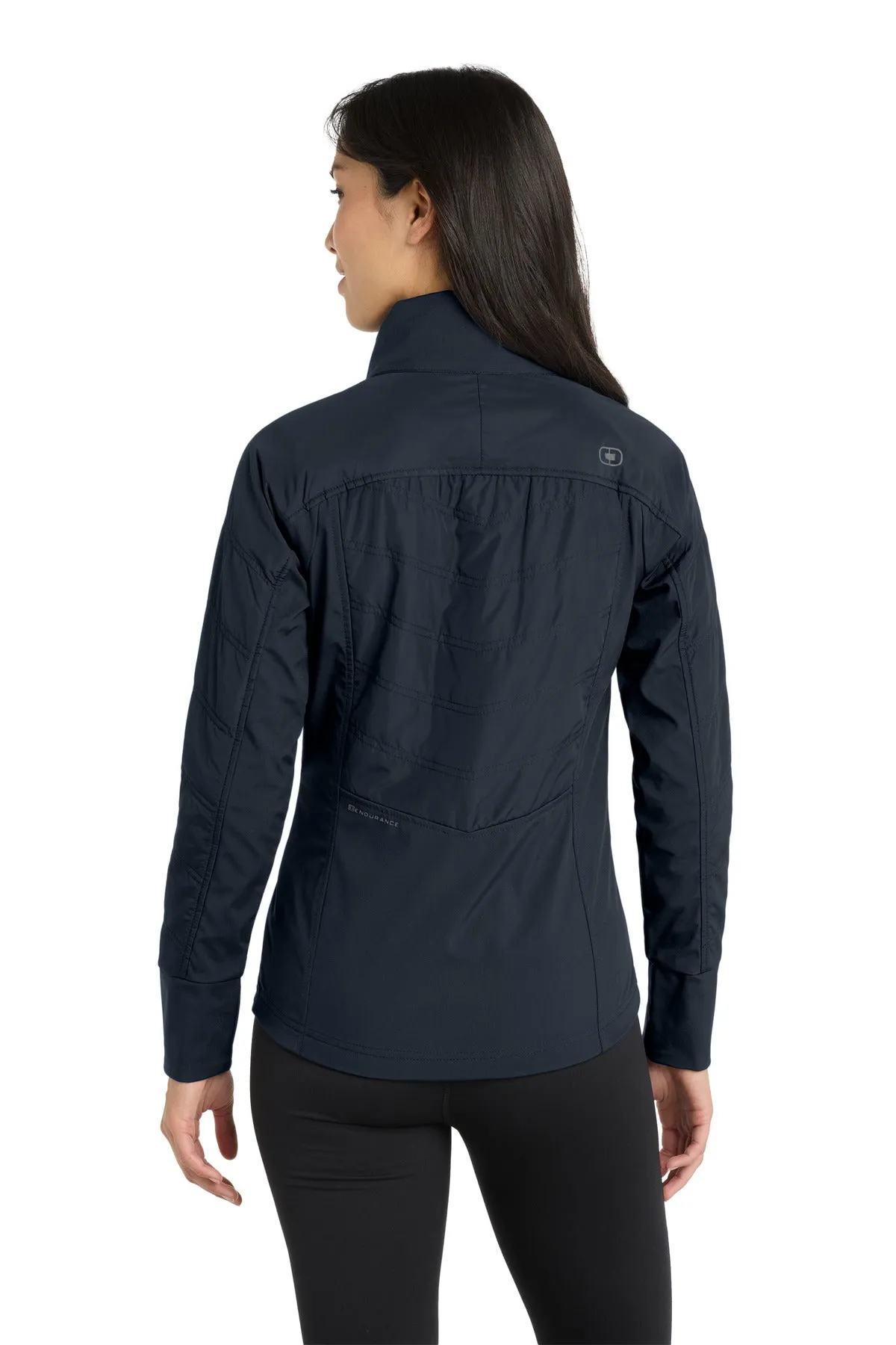 OGIO Women's Brink Soft Shell. LOE722 Propel Navy