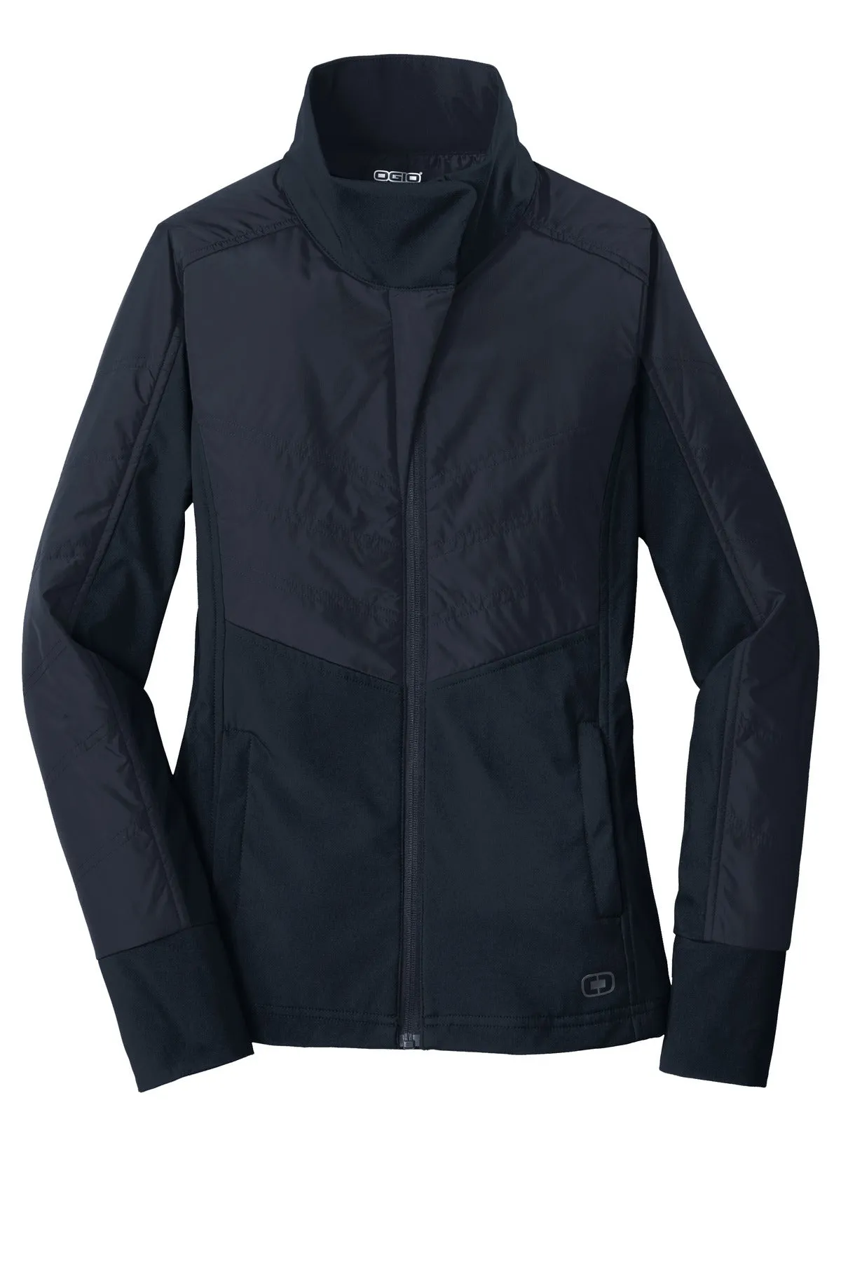 OGIO Women's Brink Soft Shell. LOE722 Propel Navy