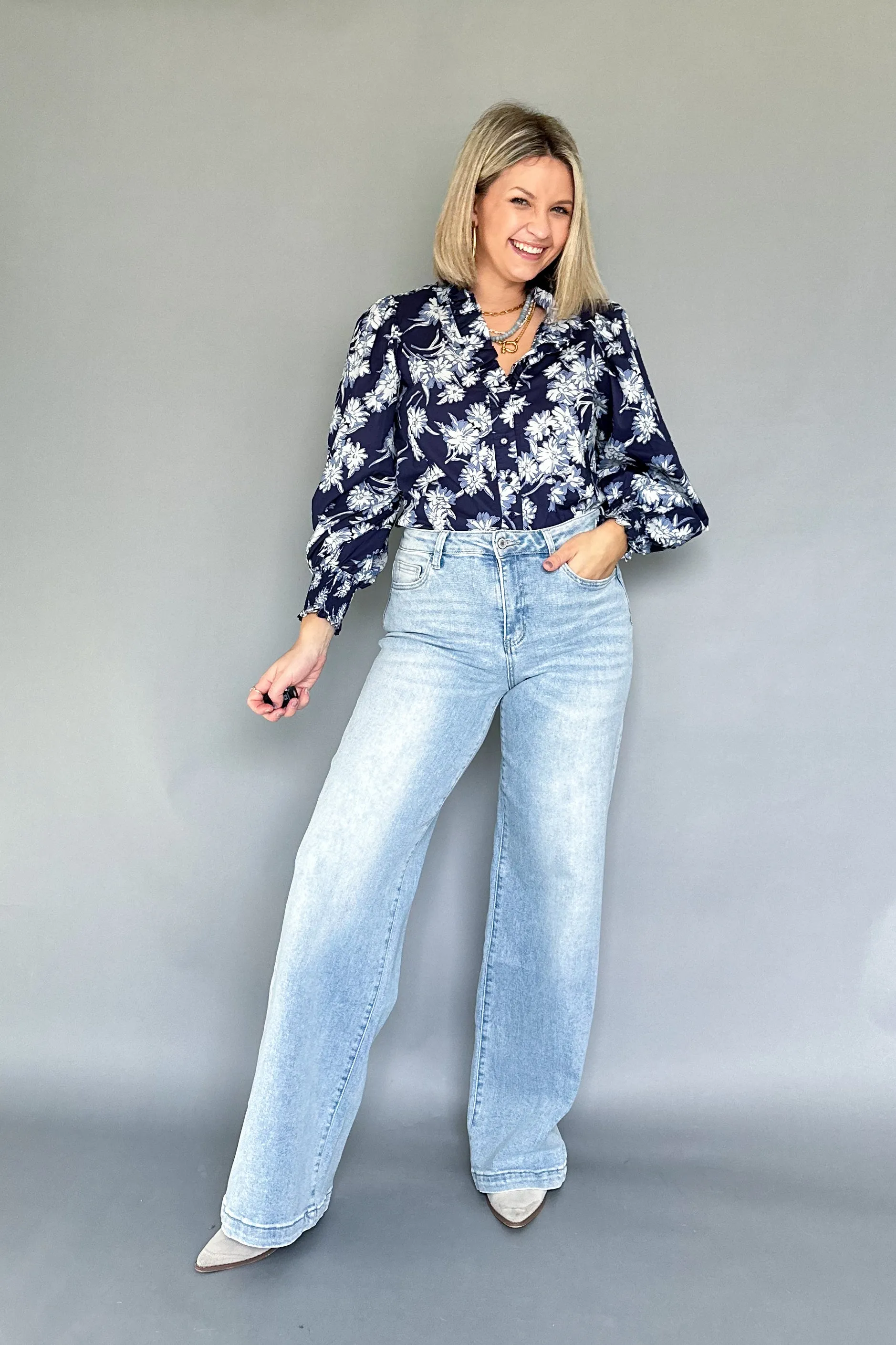 Olivia High Rise Wide Leg