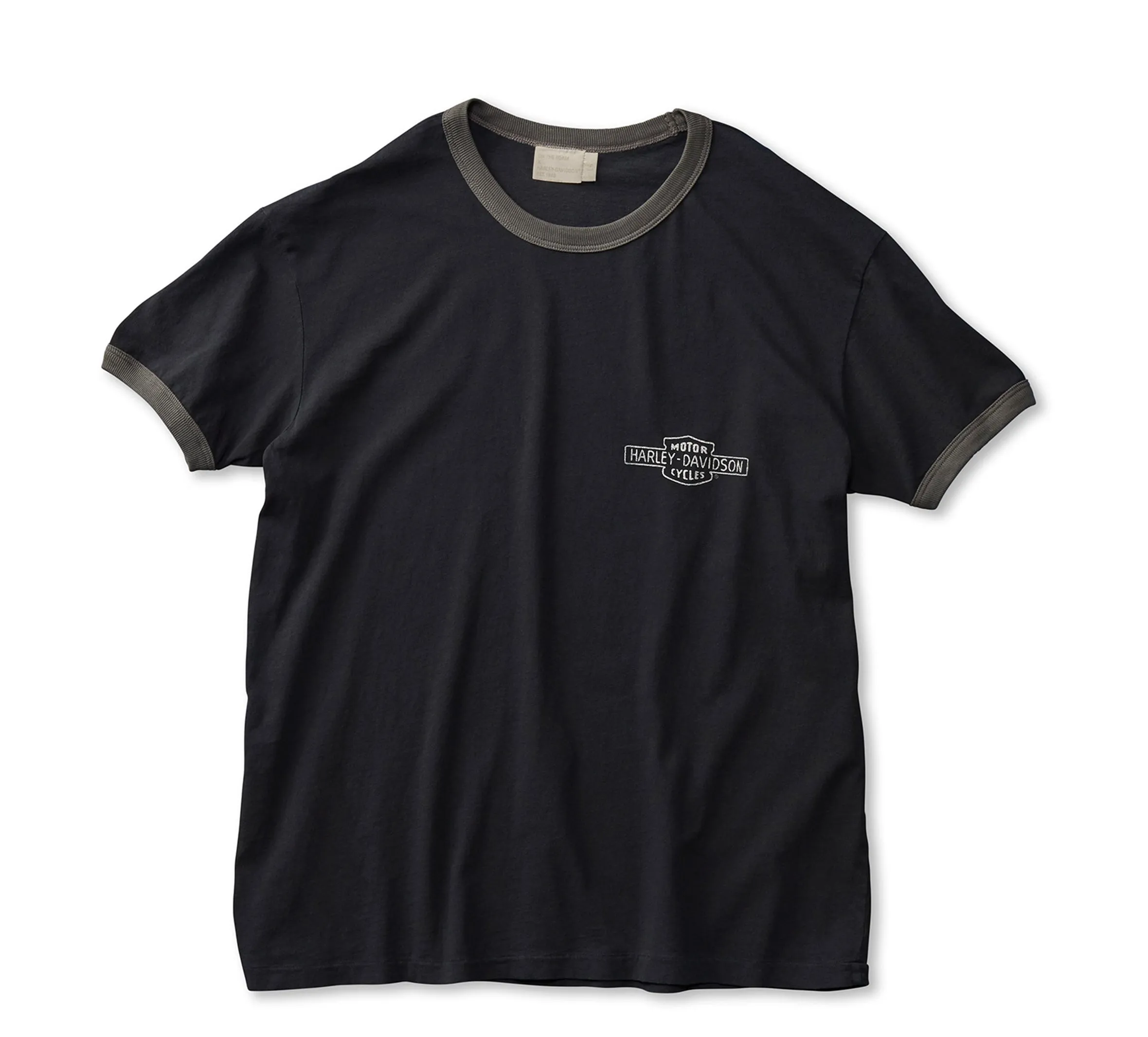 On the Roam x H-D Ringer T-Shirt - Jet Black