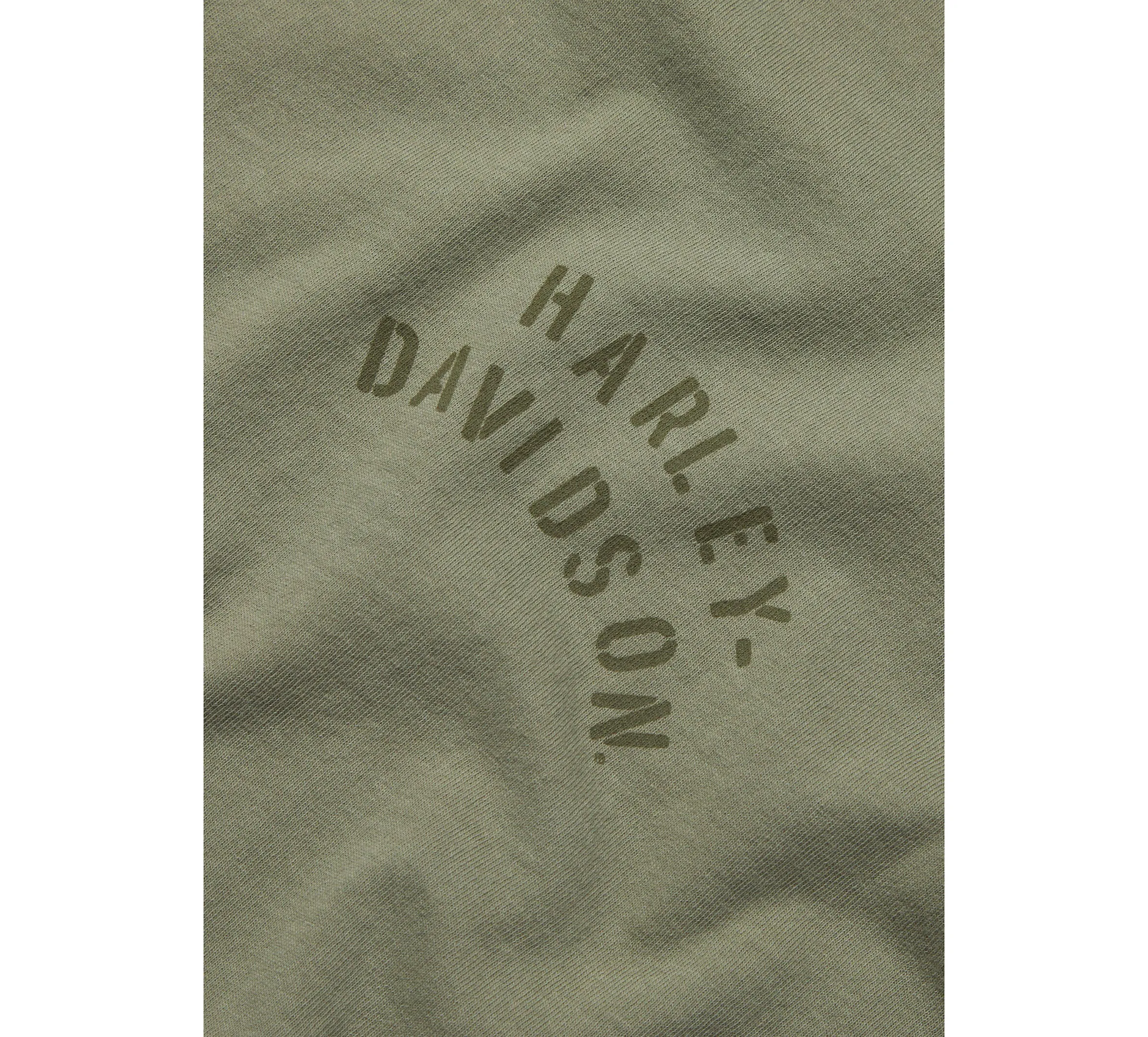 On the Roam x H-D Stencil Jersey Ringer T-Shirt - Light Moss