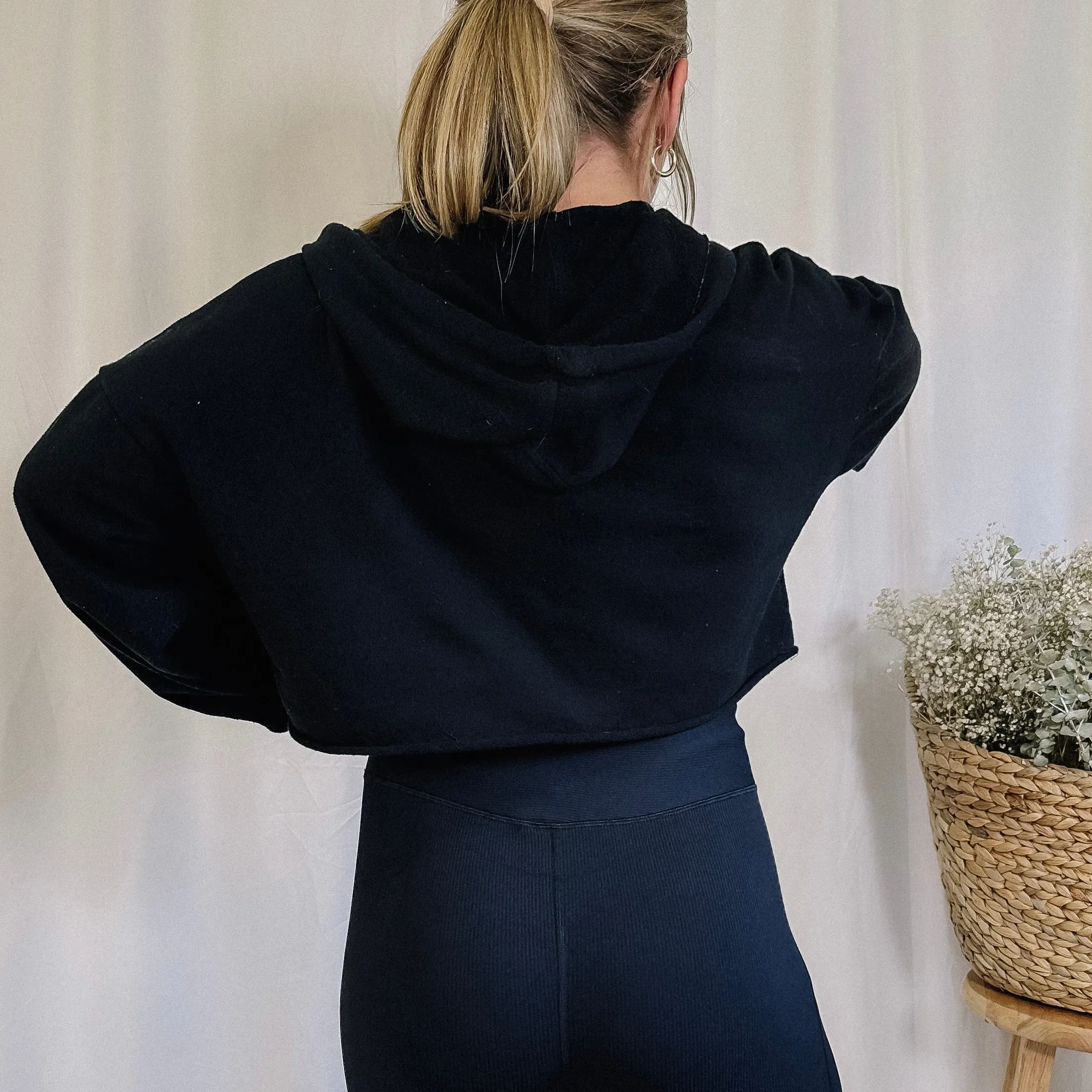 Out The Door Zip-Up Jacket - Black