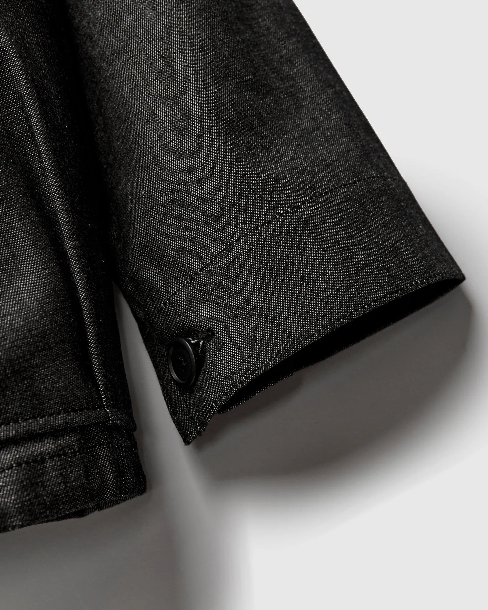 Overgrown Warden Jacket in Black Denim