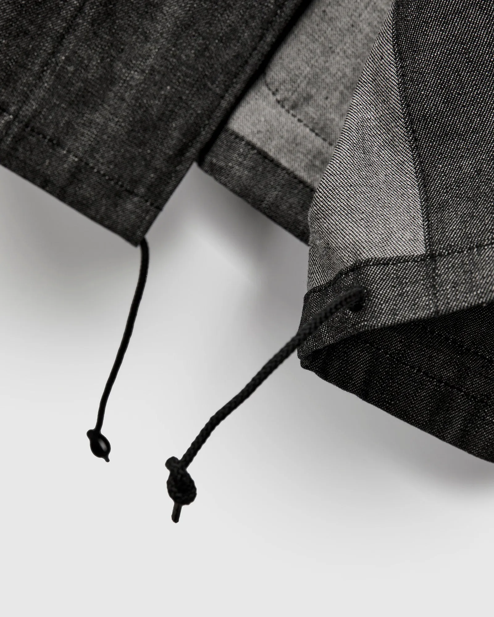 Overgrown Warden Jacket in Black Denim