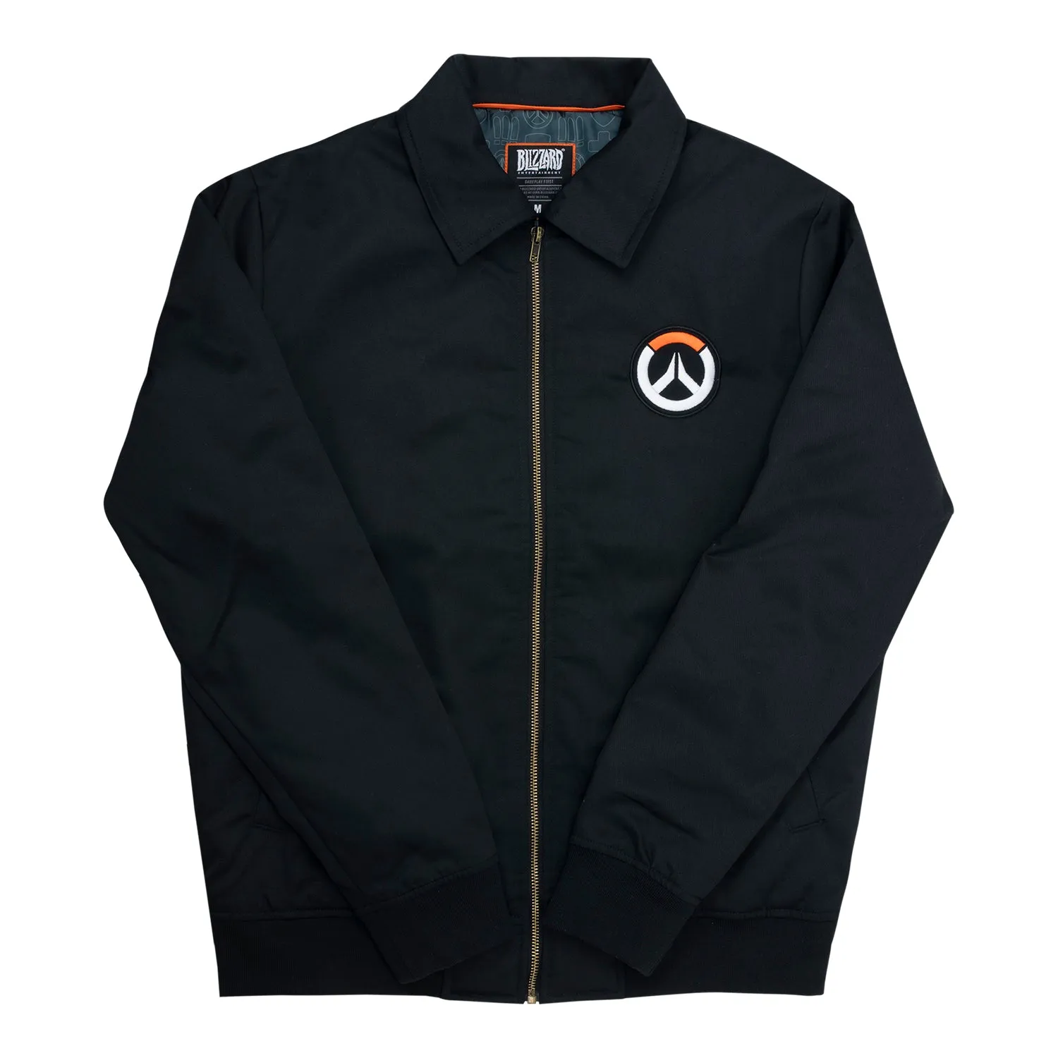 Overwatch 2 Black Zip-Up Work Jacket