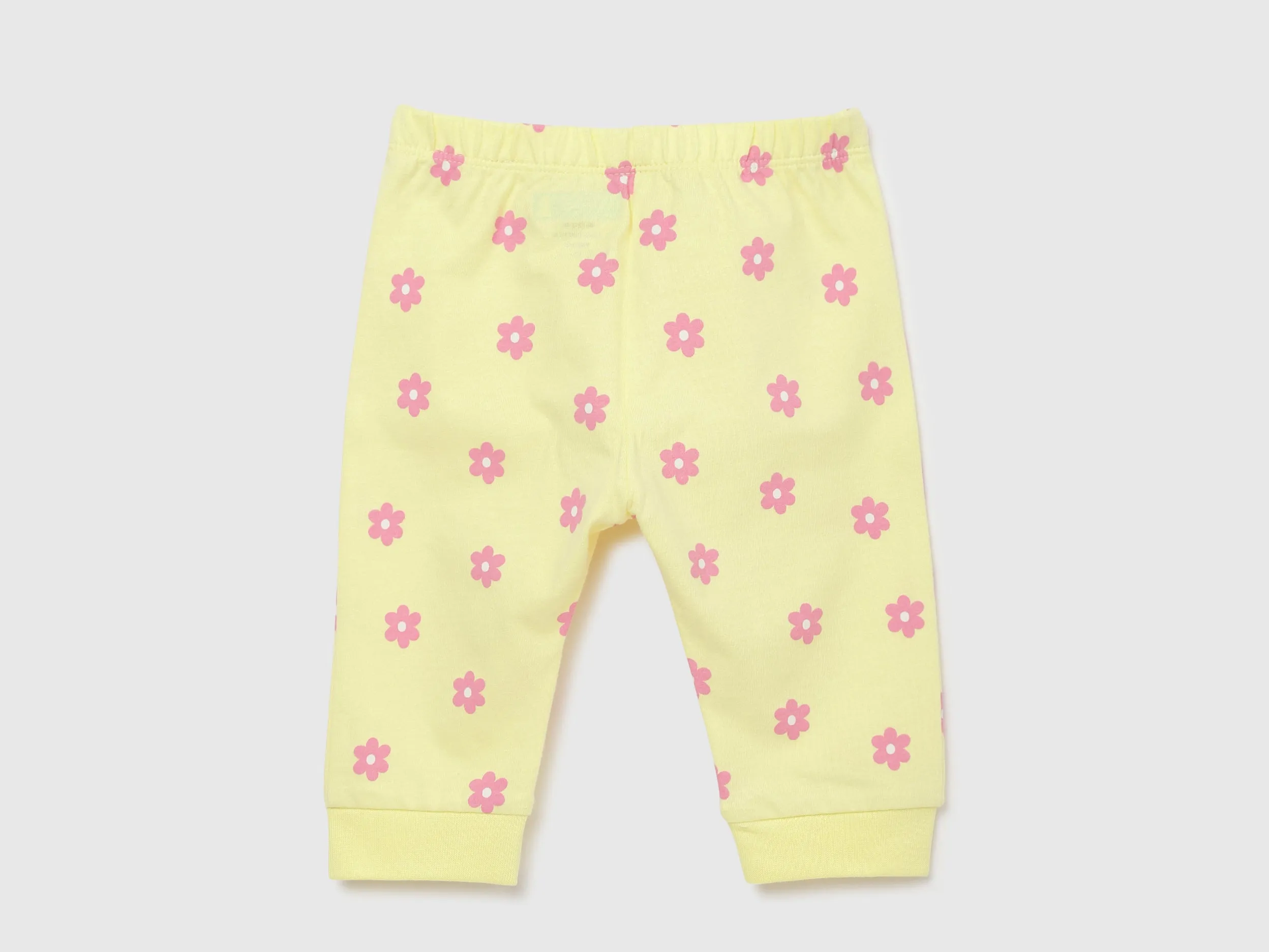 Pack of 2 Printed and Solid Regular Fit Baby Joggers