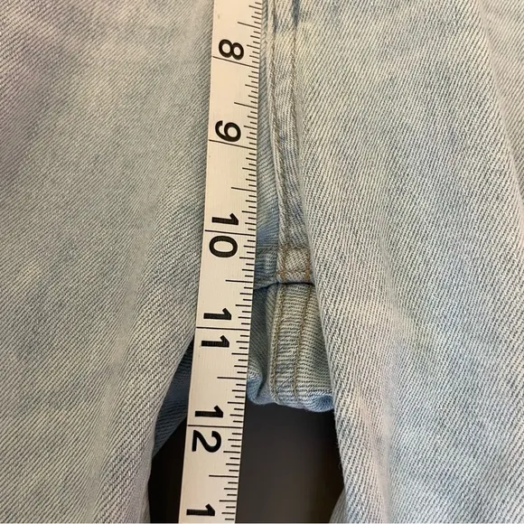 Paige Jeans Noella Factory Distressed Cropped Blue Sz 26