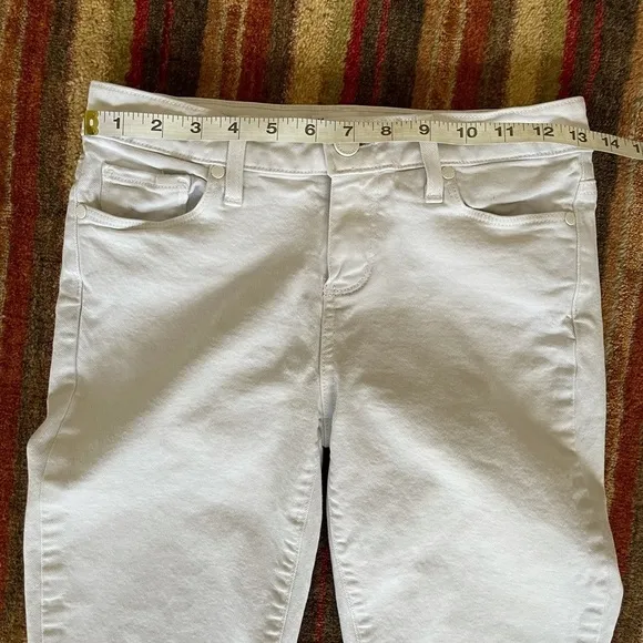 Paige Verdugo white Crop Jeans