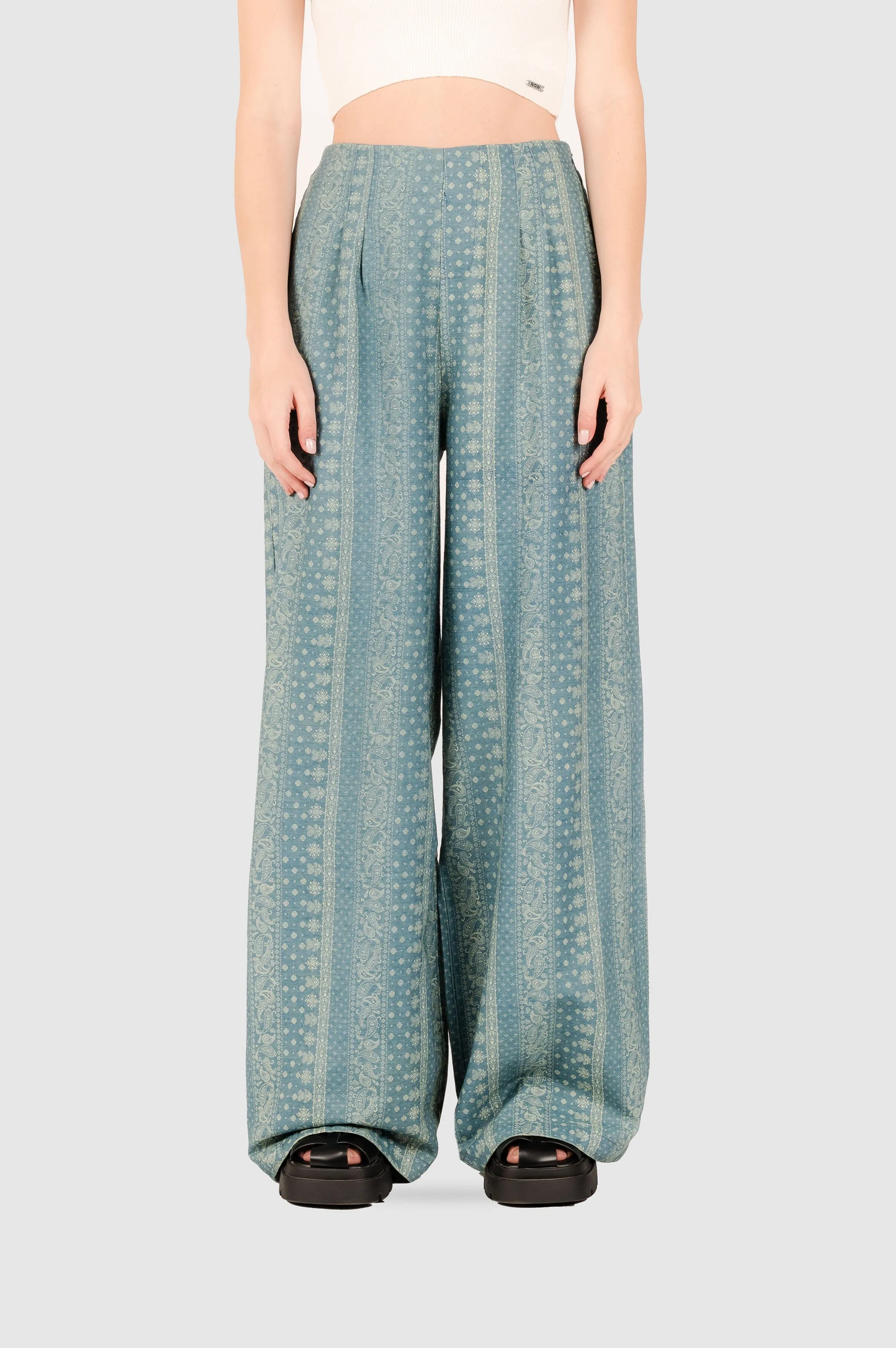 Pantalón Denim Wide Leg Reagan