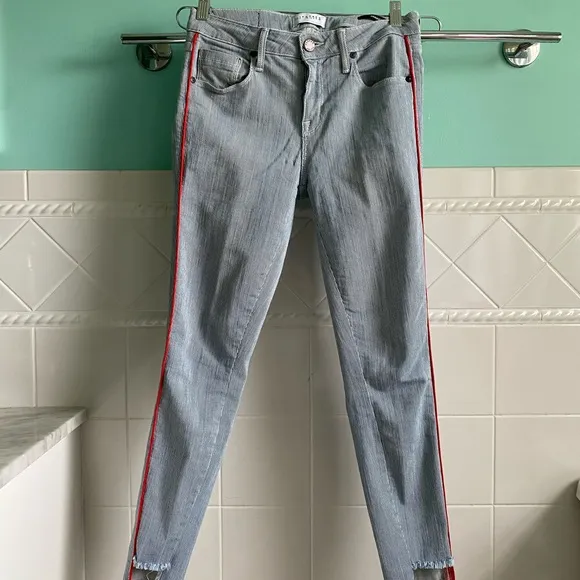 Parker Smith Red Stripe Jeans